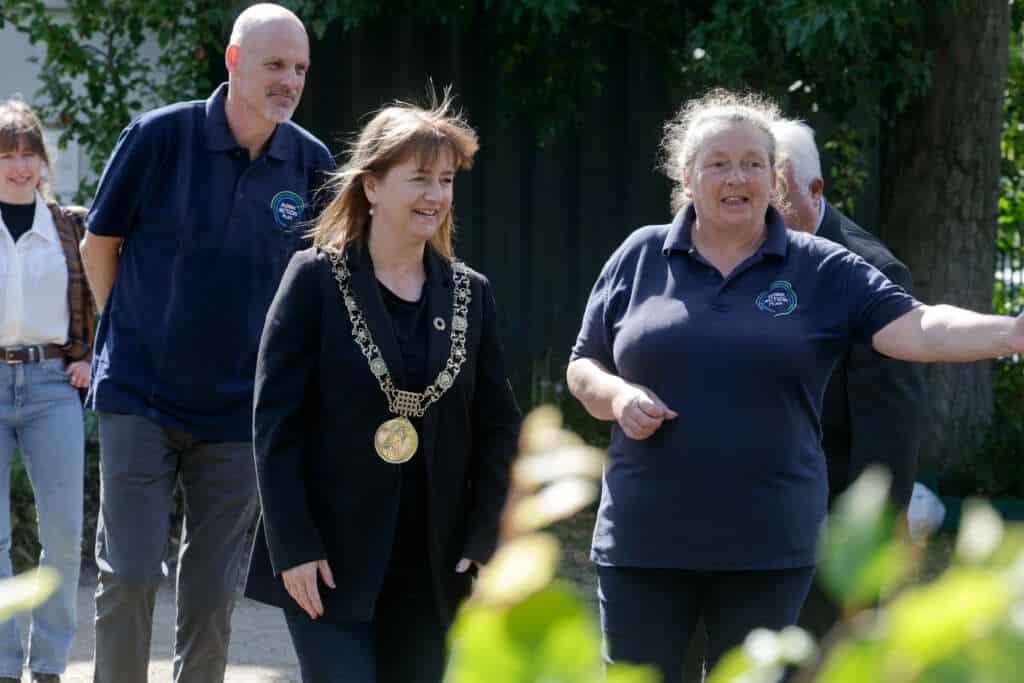 Lord Mayor of Dublin in GLAS garden