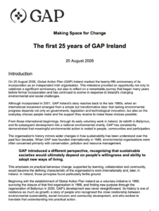 GAP history - front page