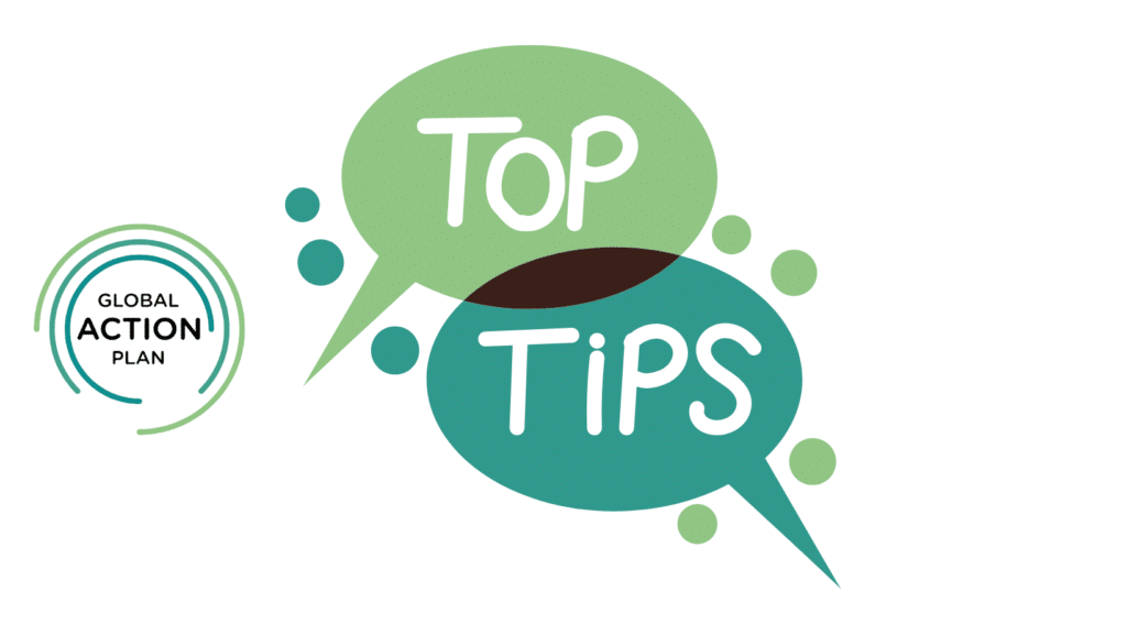Text: Top Tips