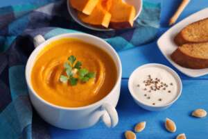 bowl of pumpkin soup