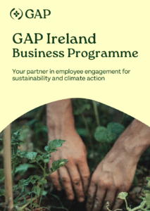 Front page of GAP business brochure