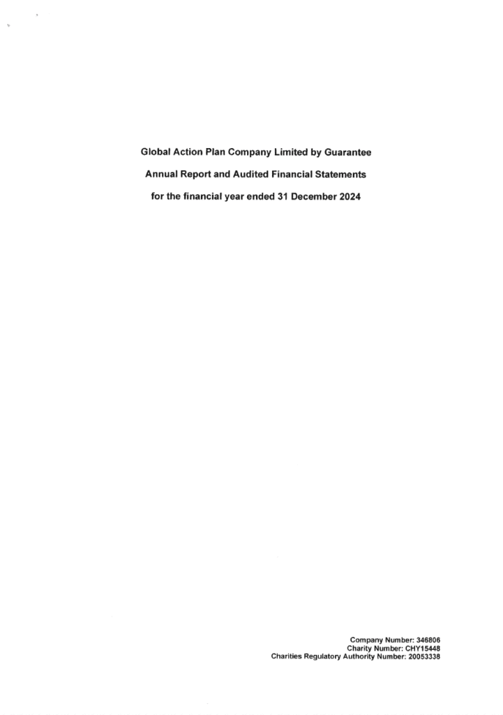 Front page audited accounts 2024