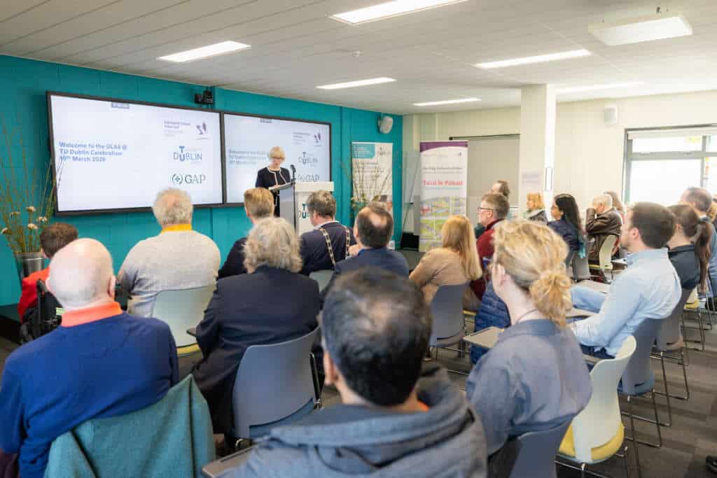 TU Dublin President, Dr. Deirdre Lillis, addressing the audience