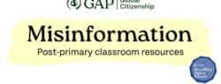 Post title: Misinformation post primary classroom resources