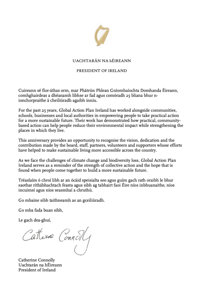 President's message to GAP