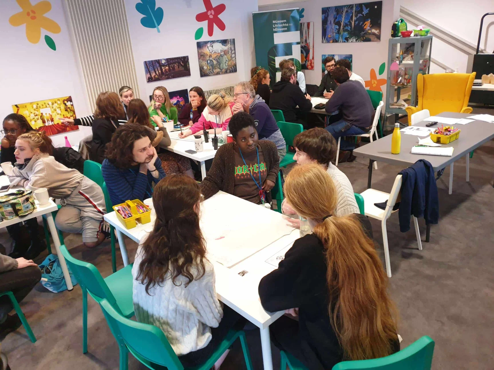 People participating in an ACT workshop